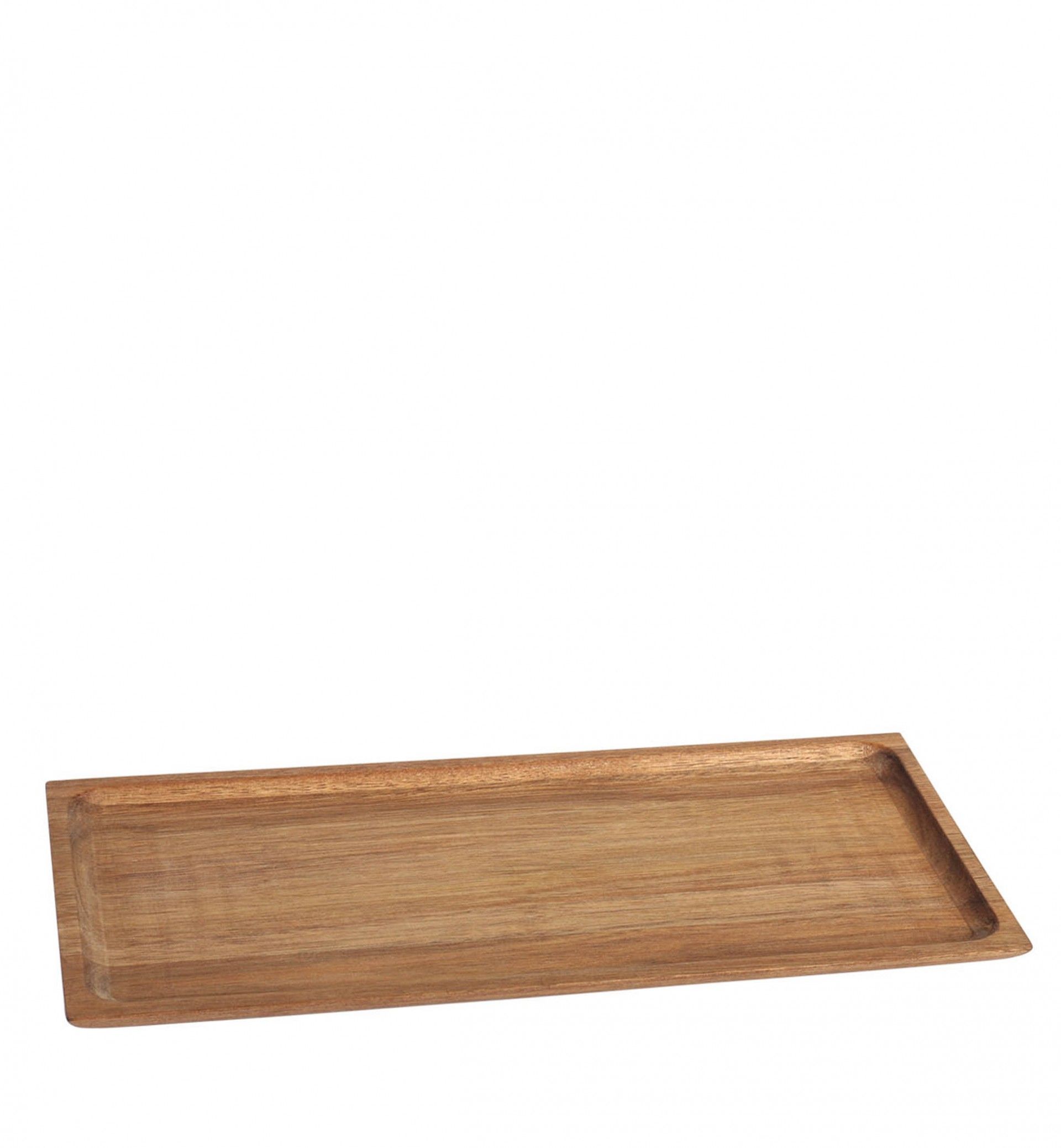 Bandeja Acácia Wood Castanho 35X16.5X2cm
