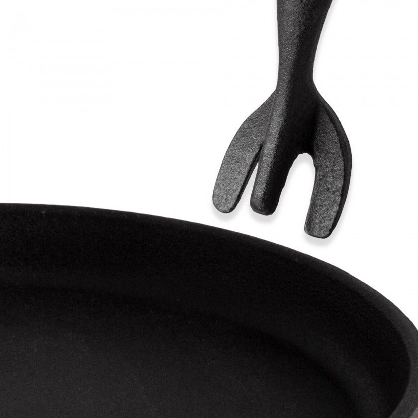 Frigideira Ferro com Cabo Gourmand Preto 22X3cm Frigideira Ferro com Cabo Gourmand Preto 22X3cm