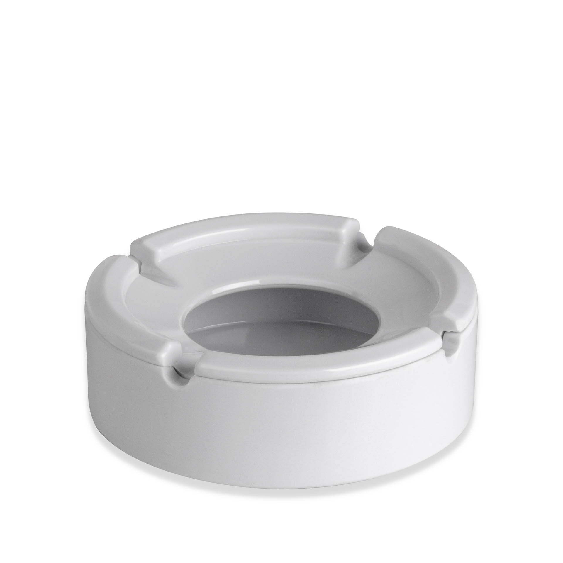 Cinzeiro de Água Melamina Kulsan Branco 10X3.5cm