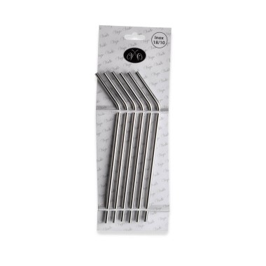 Palhinha Inox Bartender 23cm Pack 6