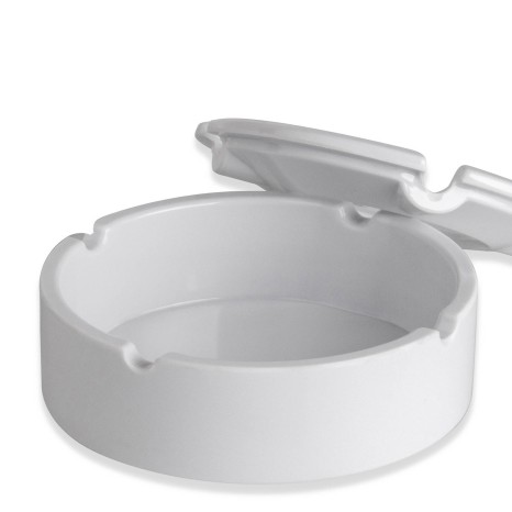 Cinzeiro de Água Melamina Kulsan Branco 10X3.5cm - Image product