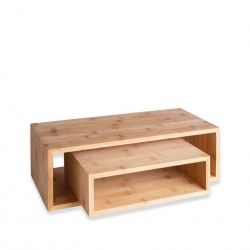 Suporte Bambu Wood Bege 45/30X20cm Pack 2