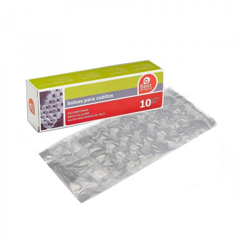 Saco para Cubos Gelo Plástico Pack 10 Saco para Cubos Gelo Plástico Pack 10