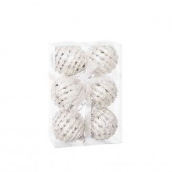 Bola Natal Prateada 6CM Pack 6