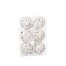 Bola Natal Prateada 6CM Pack 6 Bola Natal Prateada 6CM Pack 6