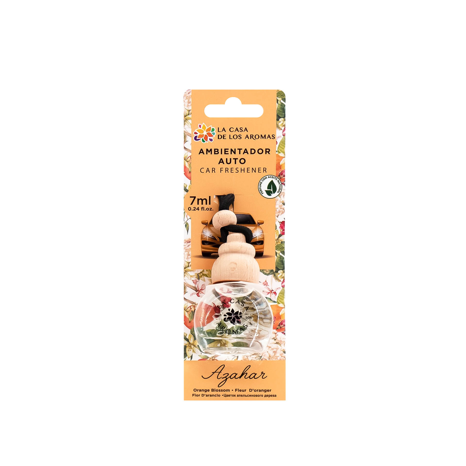 Ambientador Carro Frasco Vidro 7ml
