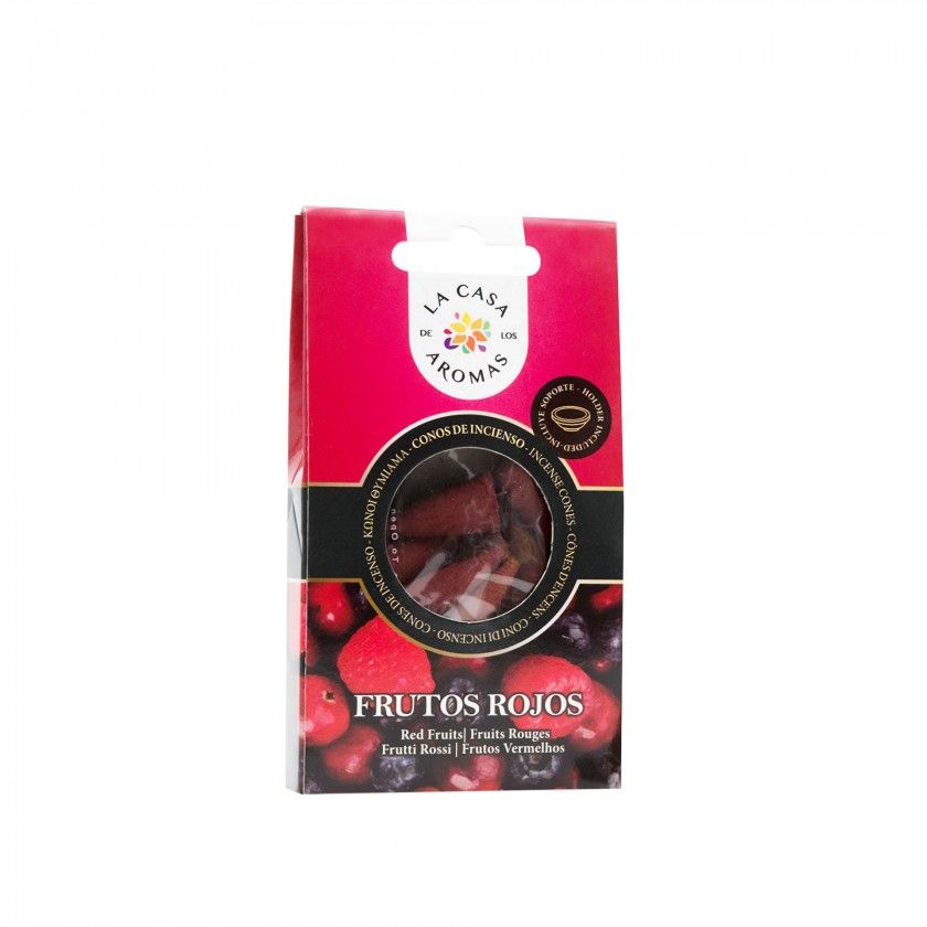 Cone Incenso Frutos Vermelhos Pack 15