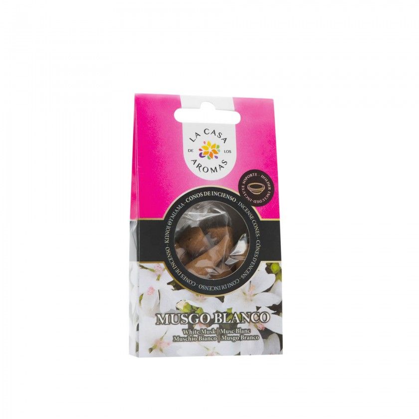 Cone Incenso Musgo Branco Pack 15