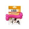 Brinquedo Para Cão Plástico Rosa 17cm Brinquedo Para Cão Plástico Rosa 17cm