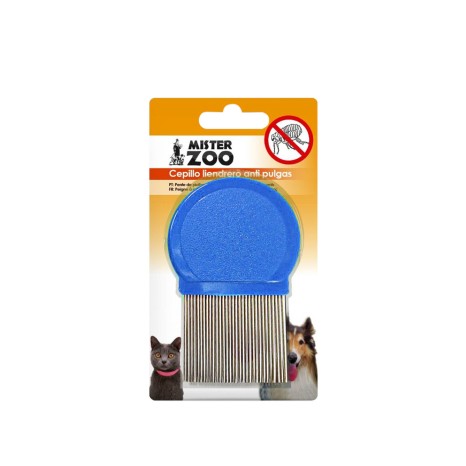Escova Pet Parasitas Plástico Multicor 9cm - Image product