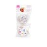 Forma Queque Papel Bolas + Flores 7.5X4cm Pack 100 Forma Queque Papel Bolas + Flores 7.5X4cm Pack 100