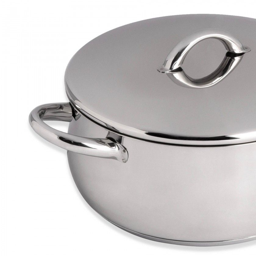 Caçarola Inox Domus com Asas Caçarola Inox Domus com Asas