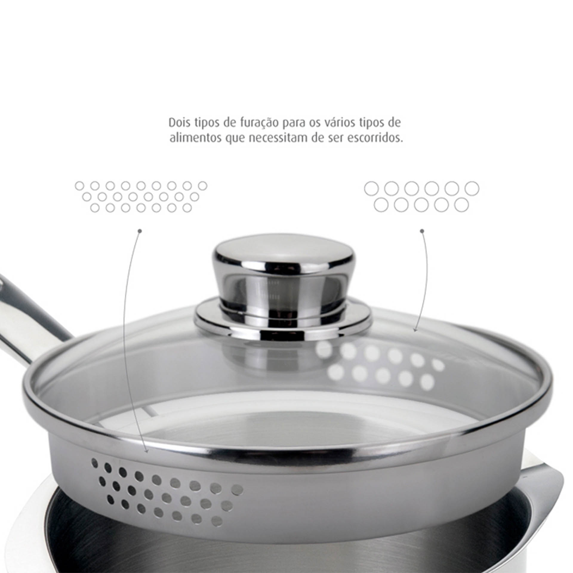 Europa Caçarola C/ Cabo C/ 2 Bicos Ø16Cm 1.9L