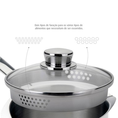 Europa Caçarola C/ Cabo C/ 2 Bicos Ø16Cm 1.9L