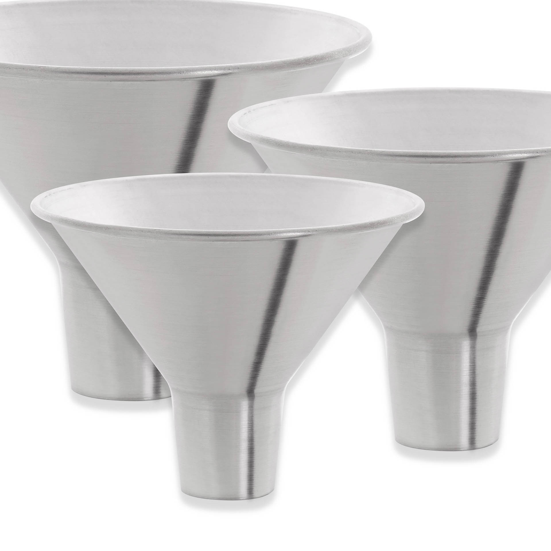 Funil Enchidos Alumínio Redondo 8.5cm