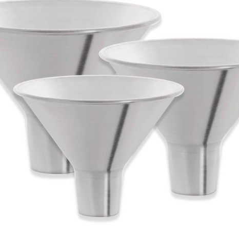 Funil Enchidos Alumínio Redondo 8.5cm - Image product