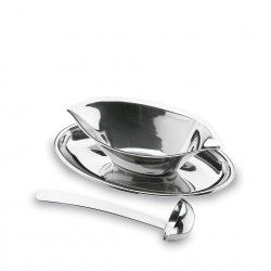 Molheira Inox Luxe com Prato + Colher 200ml