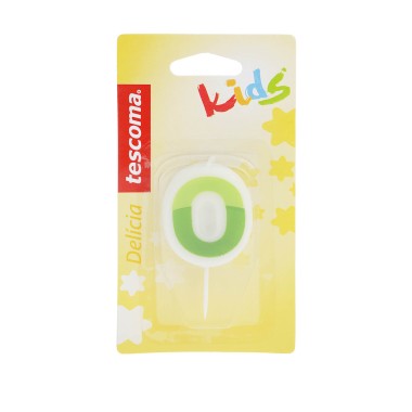 Vela Números Delicia Kids 5cm N.0