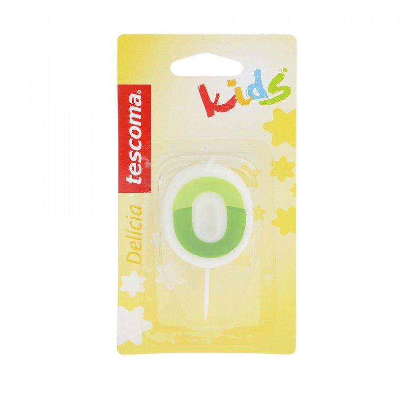 Vela Nmeros Delicia Kids 5cm N.0