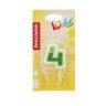 Vela Números Delicia Kids 5cm N.4 Vela Números Delicia Kids 5cm N.4