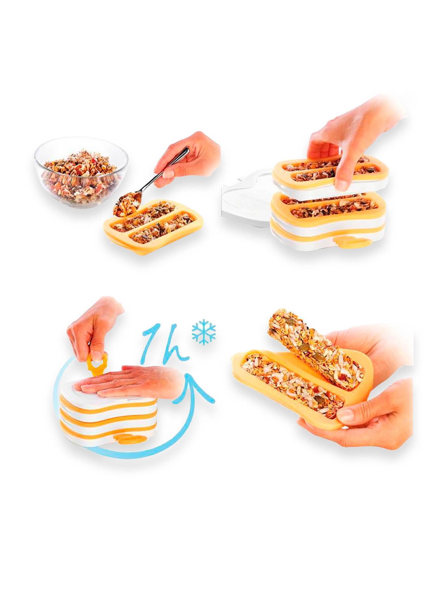 Prensa para Barras Nutritivas Della Casa 14X10.5X7.5cm