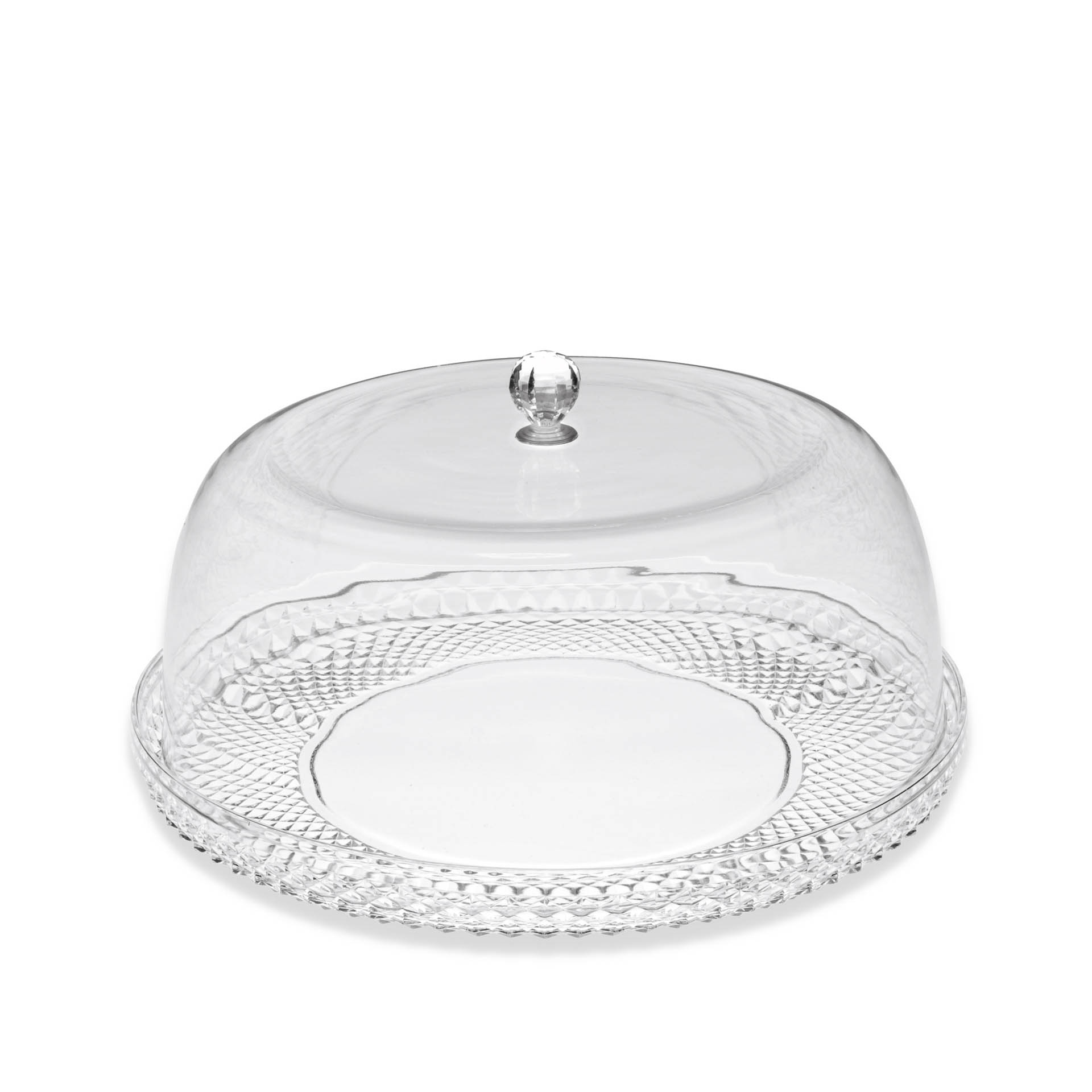 Queijeira / Boleira Acrílica Redonda 32cm