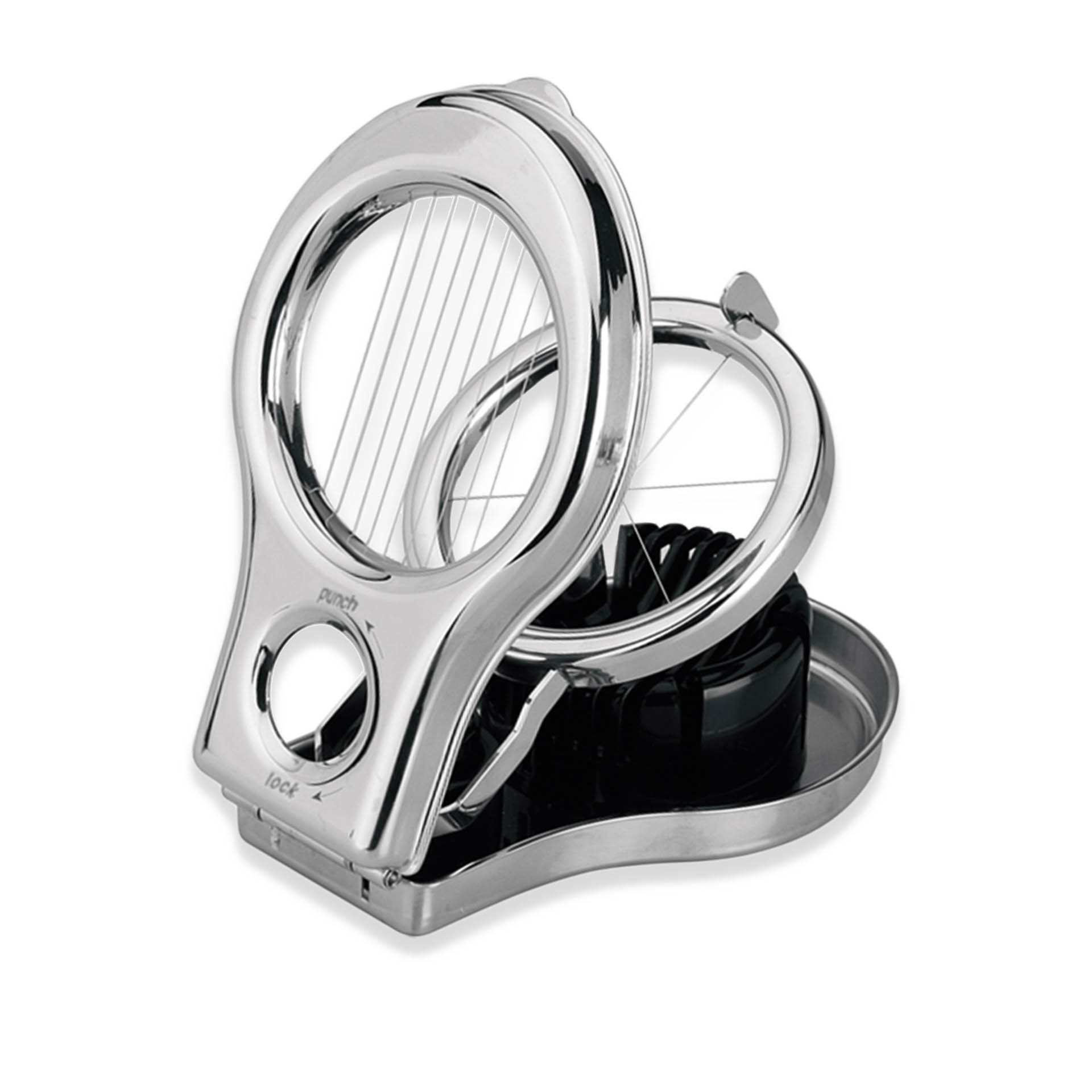 Corta Ovos Duplo Inox 15X10X3.7cm