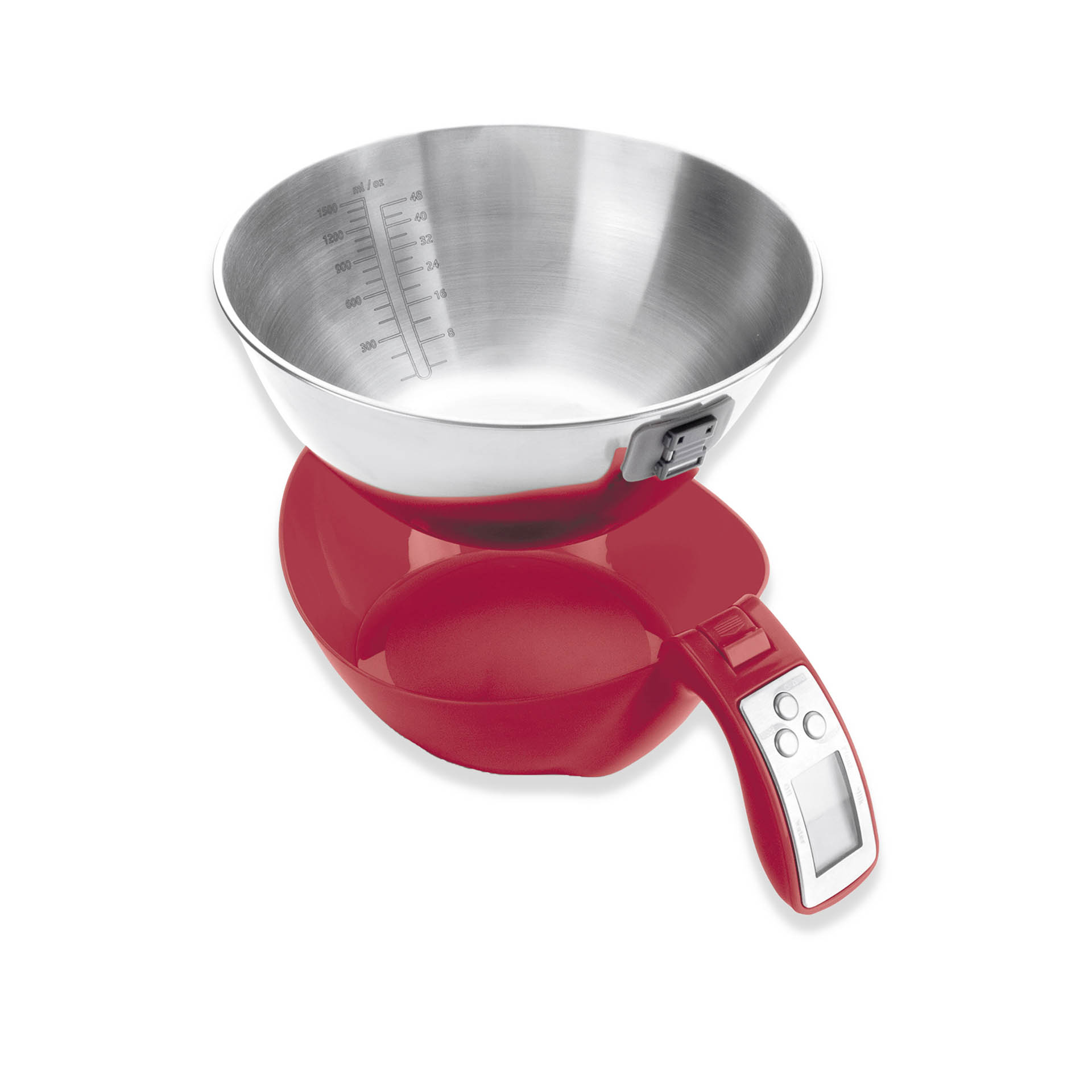 Balança Cozinha Digital Inox com Bacia 5kg 21cm