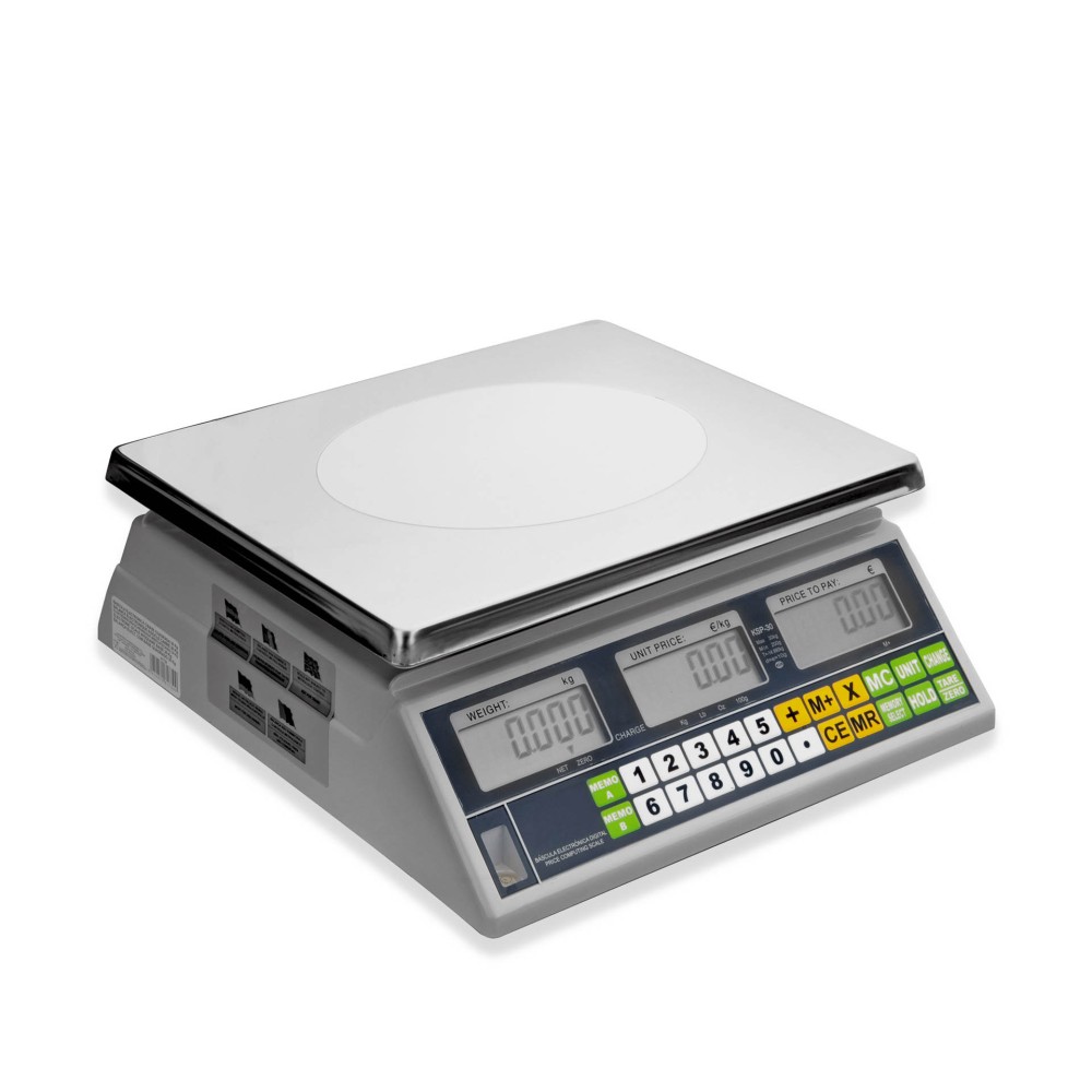 Balan�a Profissional Eletr�nica Quadrada 30kg