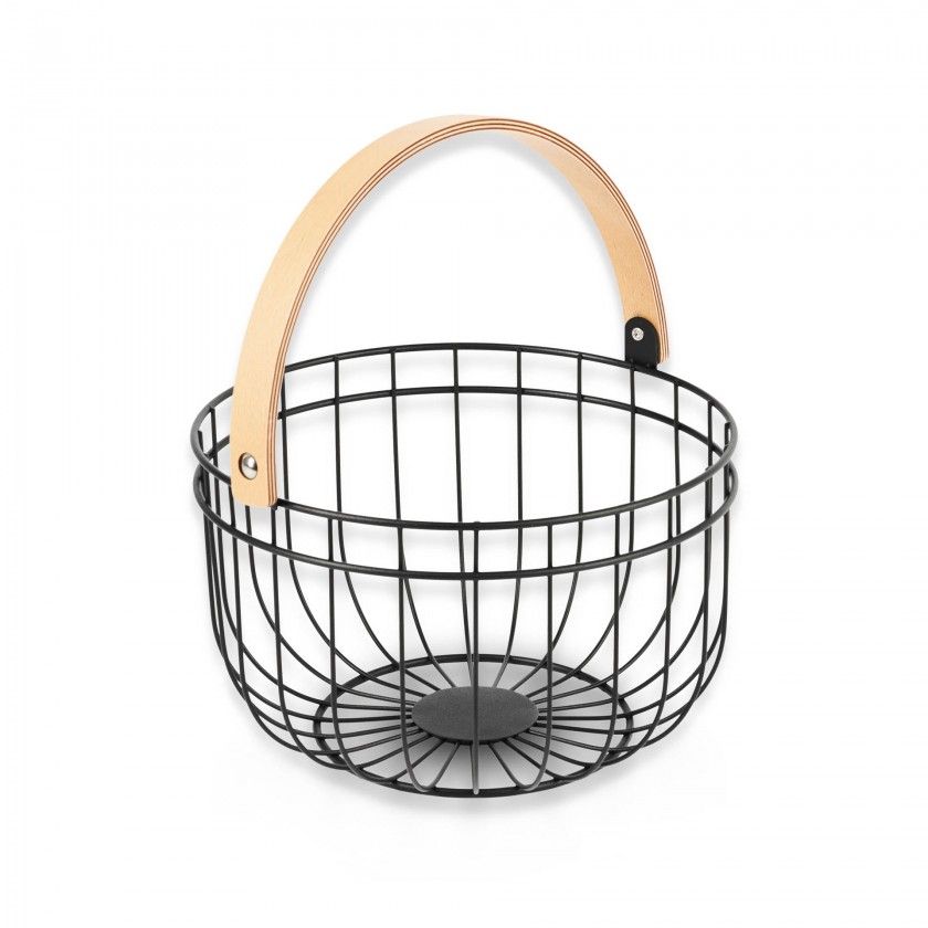 Fruteira Metal com Asa Redonda 25.2X17.7cm