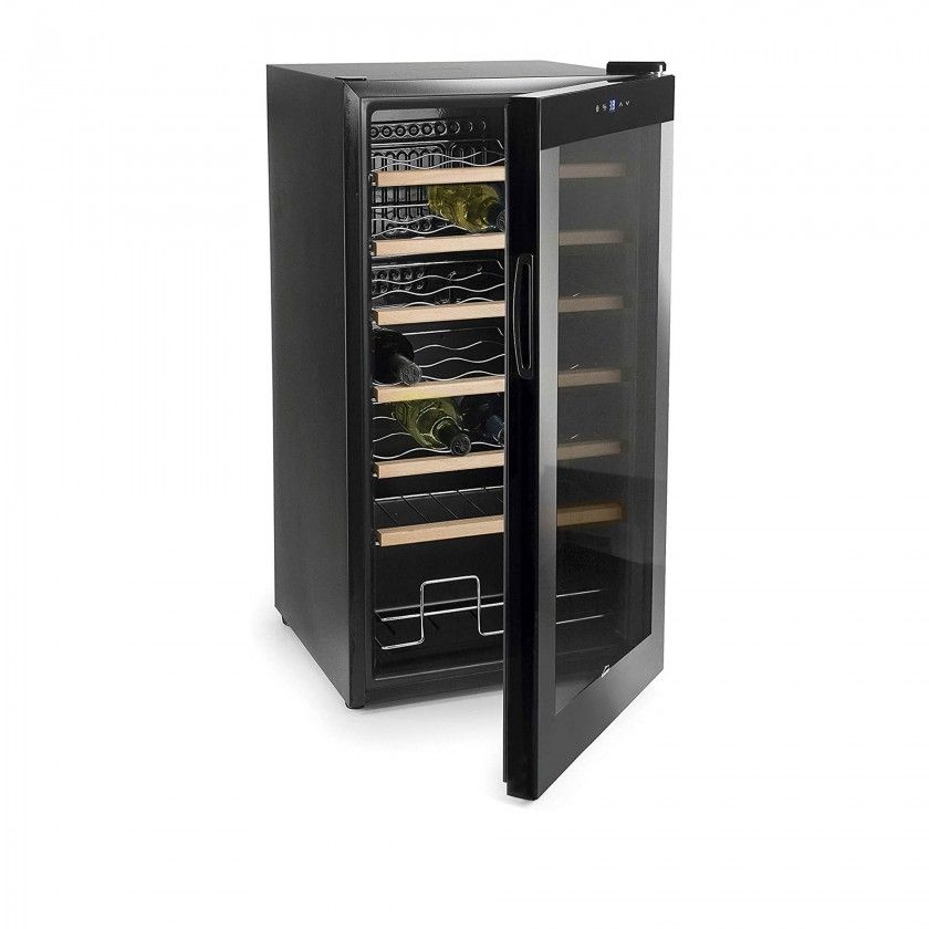 Frigorífico Inox para 28 Garrafas 85W 43X45X84cm Frigorífico Inox para 28 Garrafas 85W 43X45X84cm