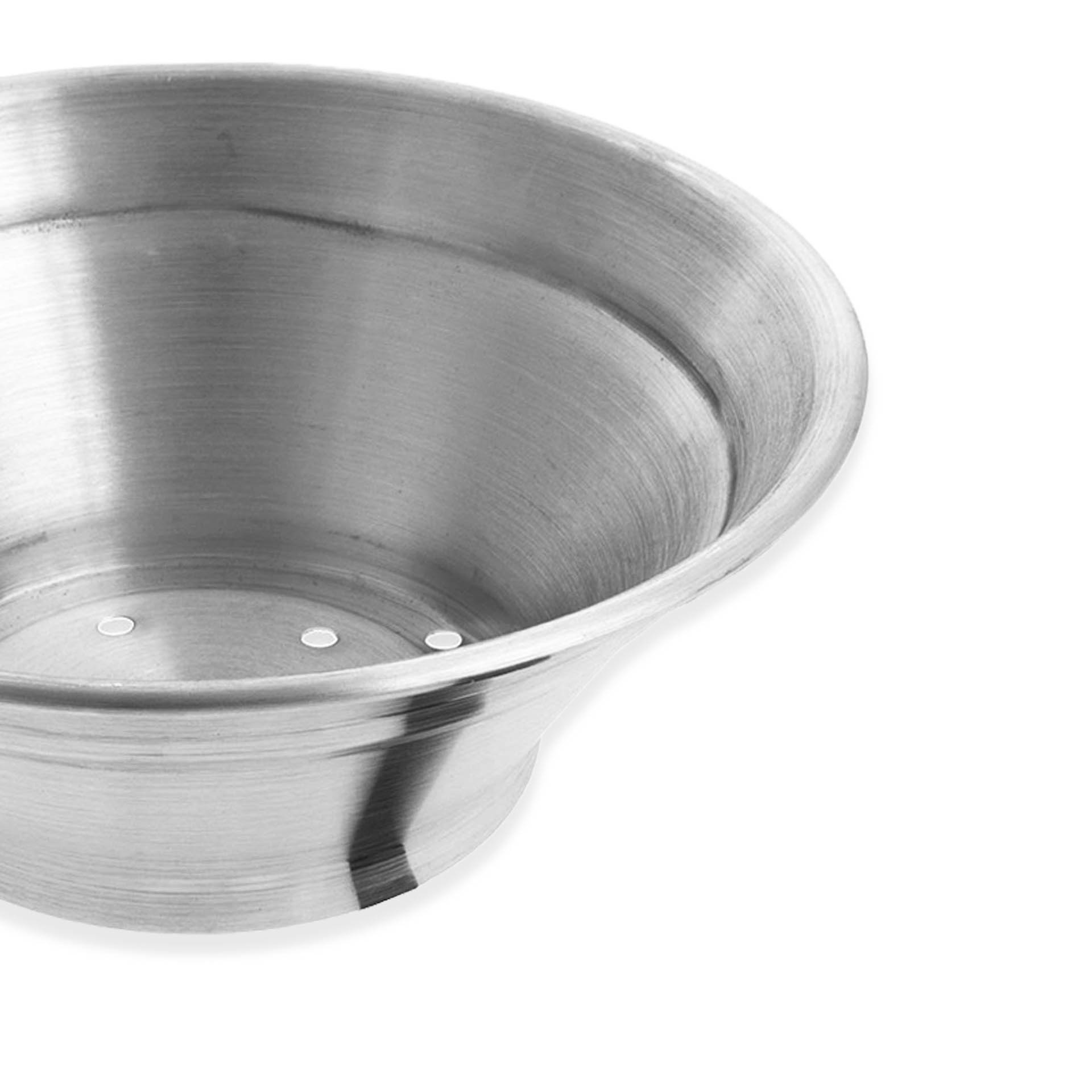 Alguidar Alumínio Classic com Furos N.25