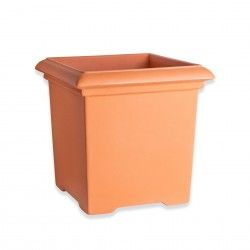 Vaso Plstico Quadrado Liso Terracota N.50 50X50X50cm