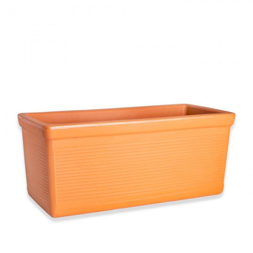 Floreira Plstica Millerigue Terracota N.80 82X35X34cm