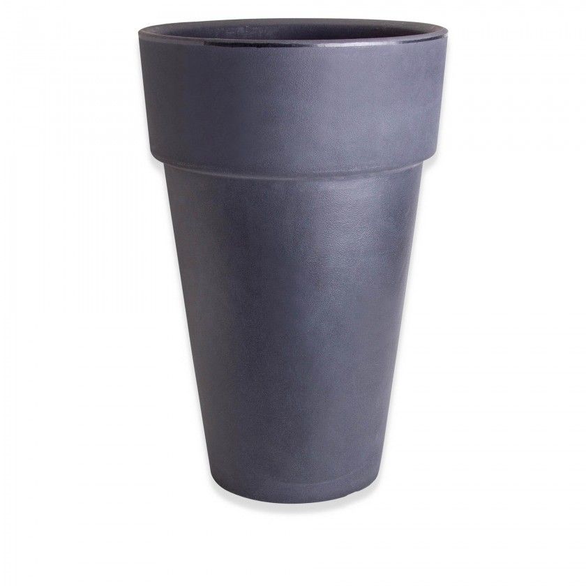 Vaso Plstico Gigante Redondo Preto N.90 60X90cm