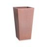 Vaso Plástico Quadrado Alto Bronze N.70 36X36X70cm Vaso Plástico Quadrado Alto Bronze N.70 36X36X70cm