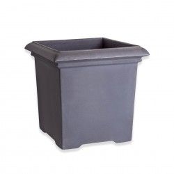 Vaso Plstico Quadrado Liso Preto N.50 50X50X50cm