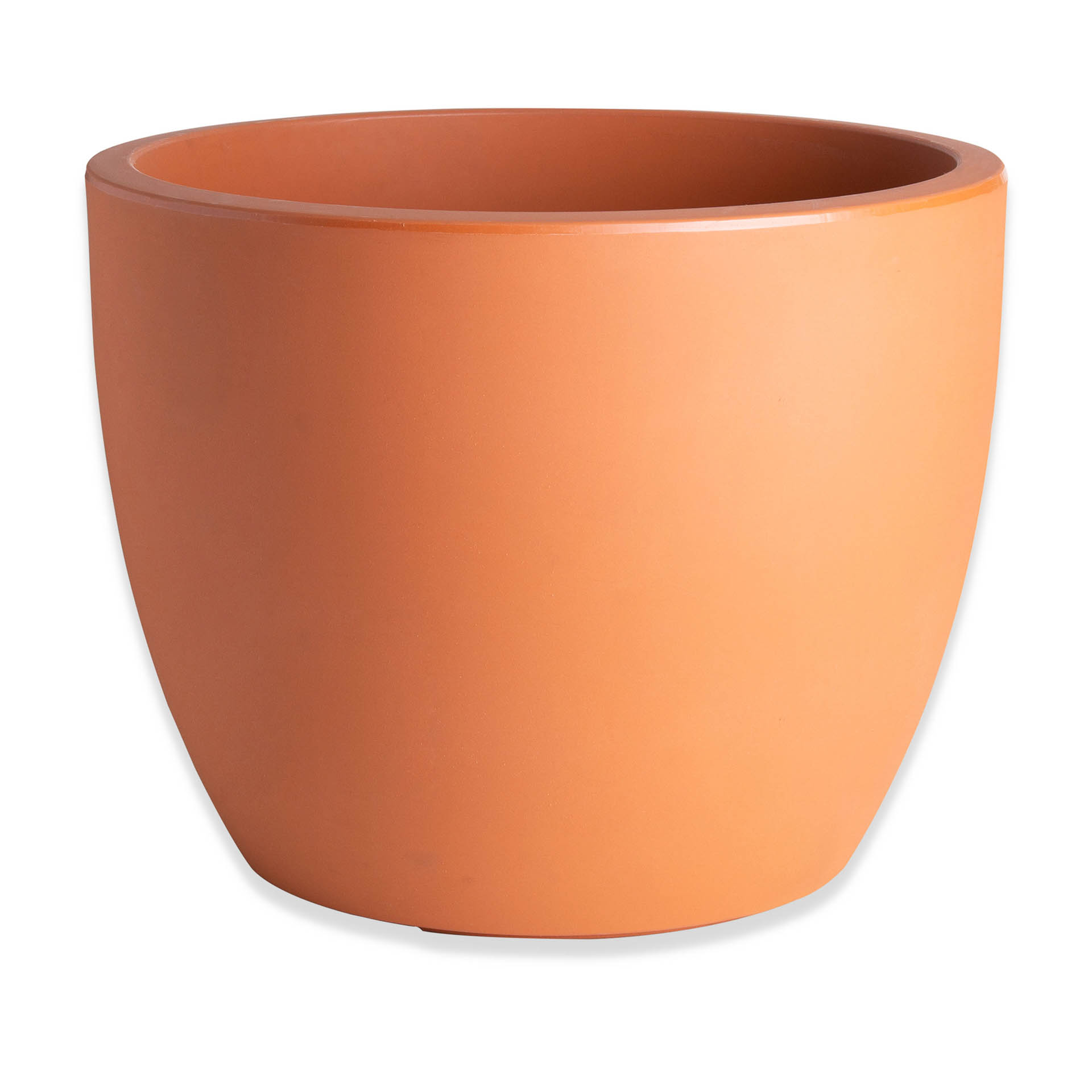 Vaso Plástico Tulipa Redondo Terracota N.60 60X50cm