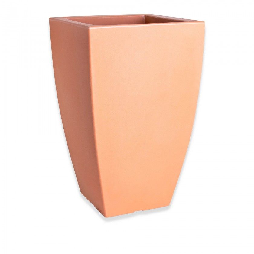 Vaso Plstico Orquidea Redondo Terracota N.65 40X40X65cm