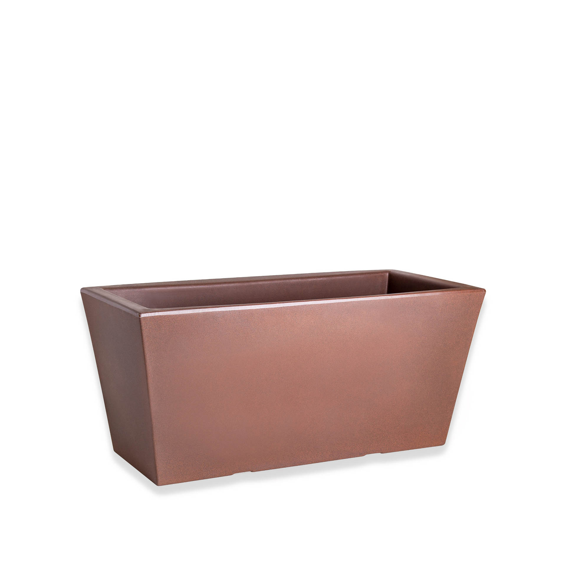 Floreira Plástica Camelia Bronze N.60 30X30X35cm