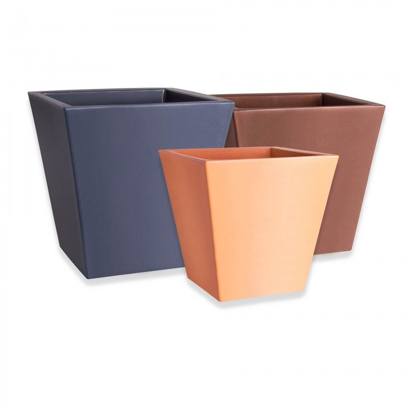 Vaso Plástico Camelia Terracota N.40 40X40X40cm Vaso Plástico Camelia Terracota N.40 40X40X40cm