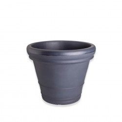 Vaso Plstico Duplo Bordo Redondo Preto N.50 50X43cm