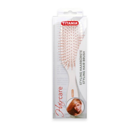 Escova Cabelo Titania Branca 21.5CM - Image product