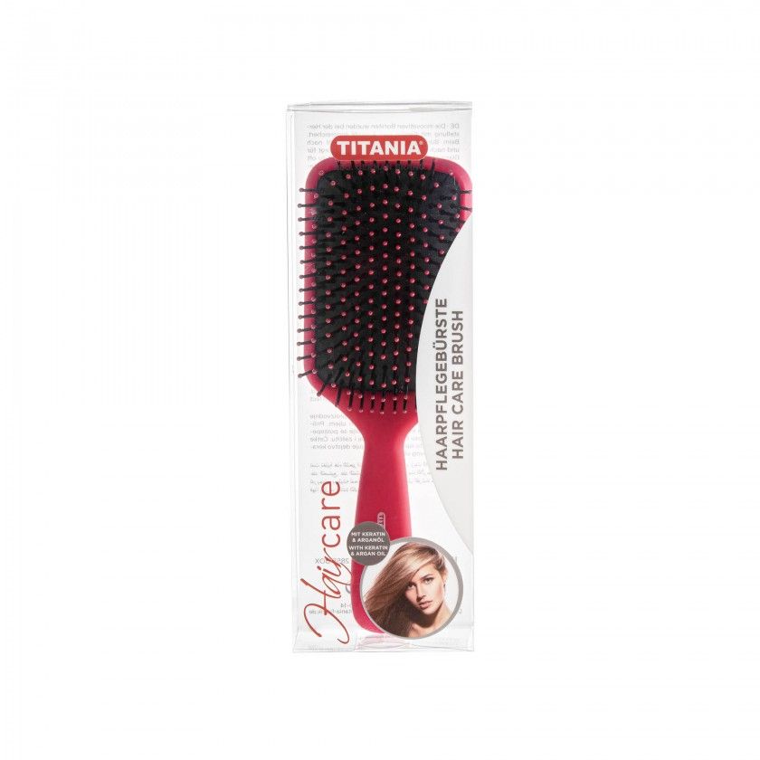 Escova Cabelo Titania Rosa 23.5CM