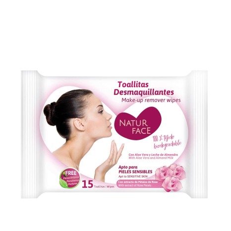 Tolhitas Natur Face Desmaquilhantes P�talas De Rosa Pack 15 - Image product