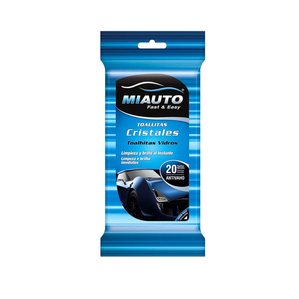 Toalhitas Miauto Limpeza Vidros Pack 20