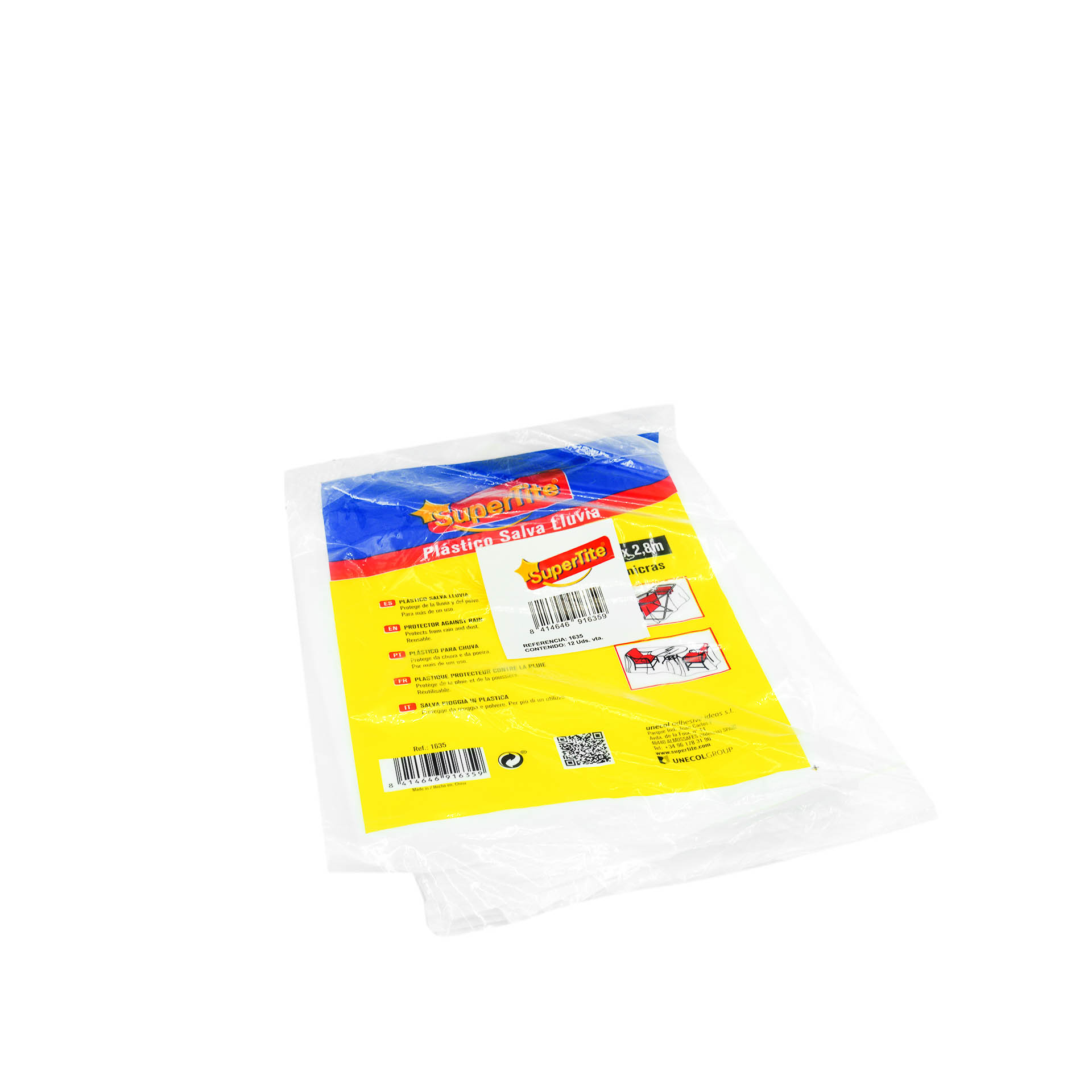 Plástico para Cobertura Supertite 1.8X2.8m Pack 20