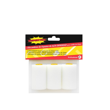 Recarga Espuma Rolo Pintura Supertite 5.5cm Pack 3 - Image product