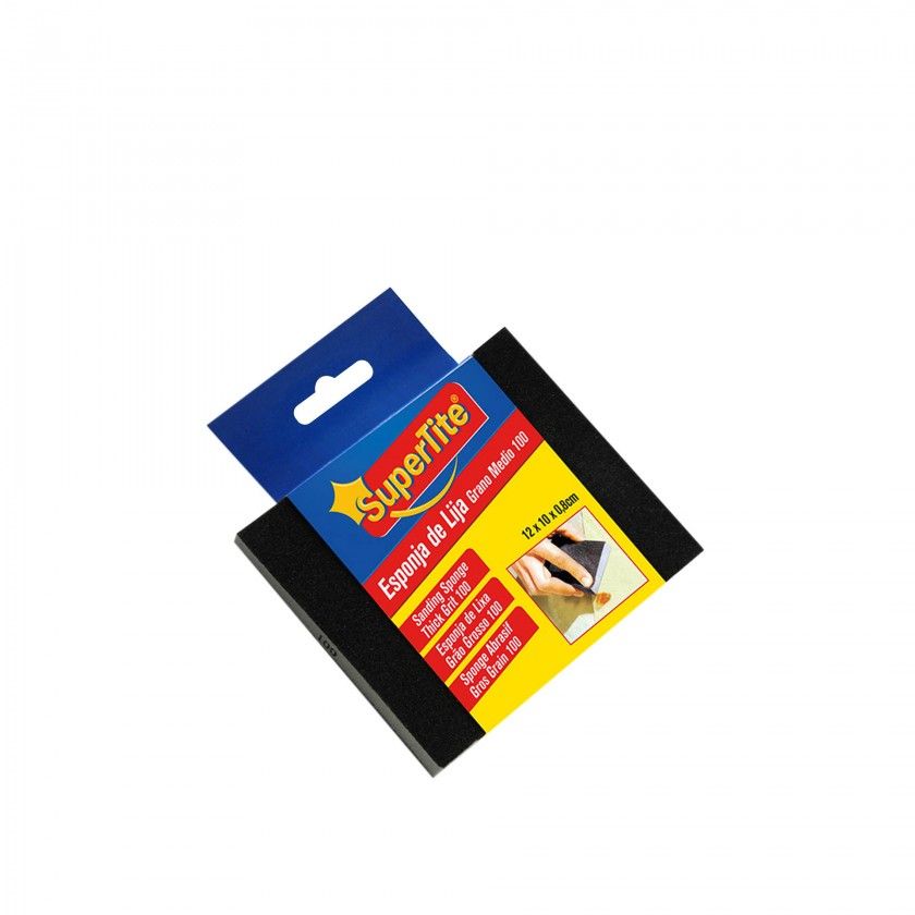 Bloco Lixa Media Supertite 12X10X0.8cm