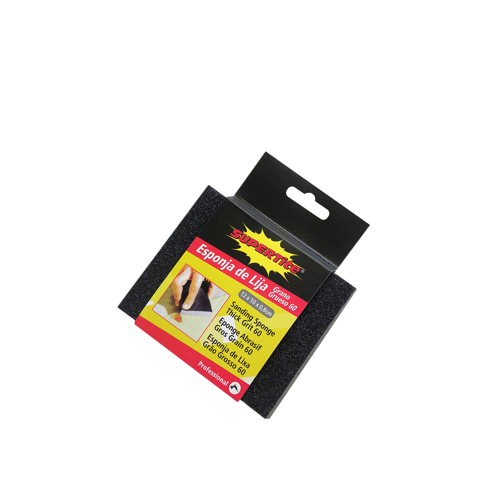 Bloco Lixa Grossa Supertite 12X10X0.8cm